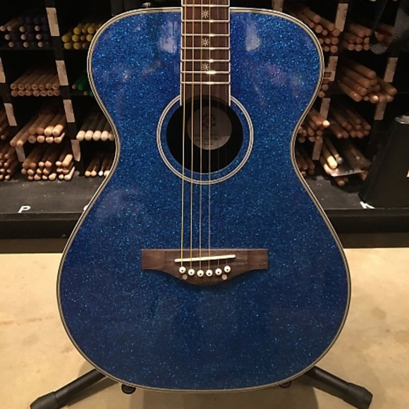 Daisy Rock Pixie Blue Sparkle Guitar - Picture 1 of 3